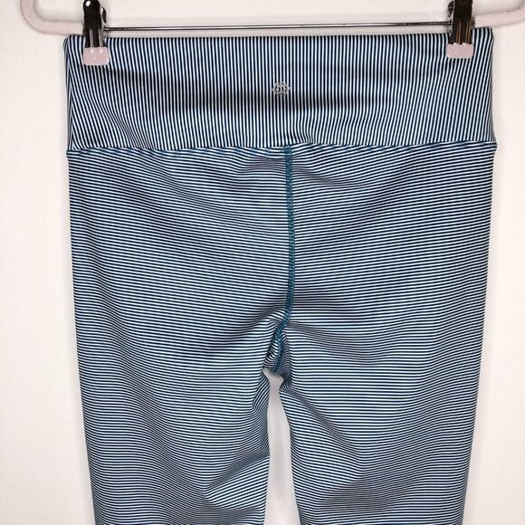 NWOT Nanette Lepore Activewear Celestial Striped Equator Crop Tights Leggings M - Picture 7 of 12